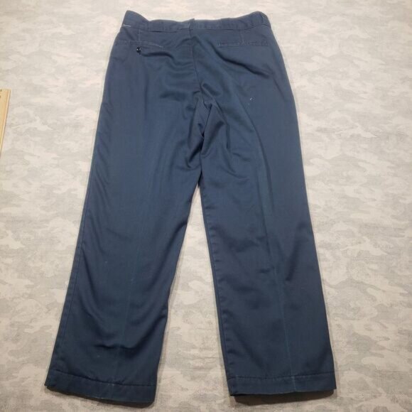 Vintage LL Bean‎ Pants Mens 36x29 Blue Fleece Lined Freeport Maine - Picture 8 of 12